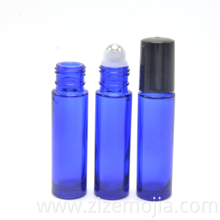 Roll on glass perfume e liquid spray 10 ml roller ball essential oil clear bottle